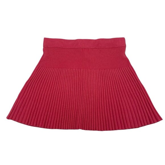 Aerie Women’s Size M Take Charge Wool Sweater Skirt Pink Punch 2778 - Picture 3 of 9